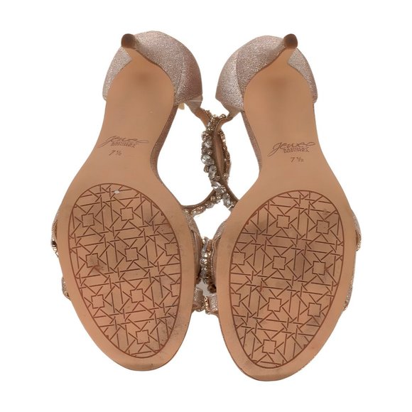 Jewel Badgley Mischka Womens Caroline Heeled Sandal, Size 7.5 - Picture 5 of 5